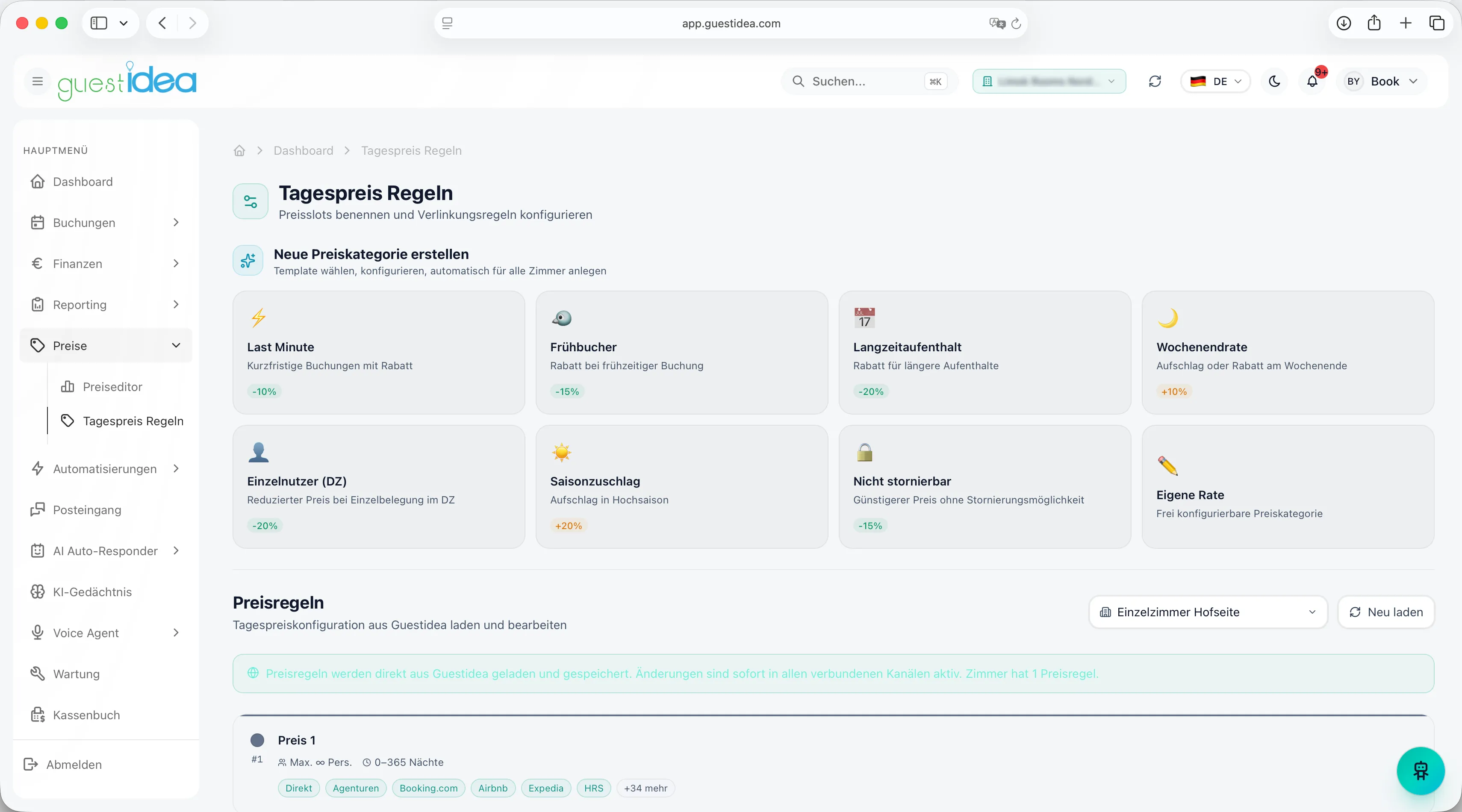 Intelligentes Preismanagement